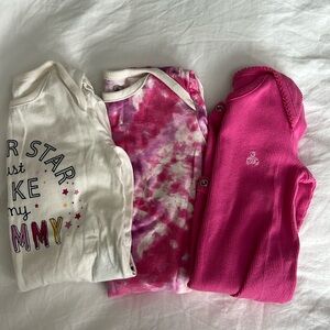 Baby Gap girls onesie bundle